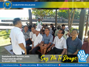 SOSIALISASI DAMPAK BAHAYA NARKOBA DAN PENCEGAHANNYA PADA MASYARAKAT BULELENG