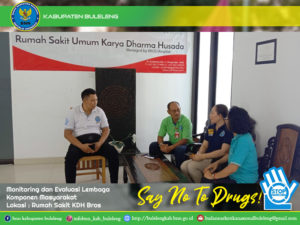 MONITORING DAN EVALUASI LEMBAGA KOMPONEN MASYARAKAT DI RUMAH SAKIT KARYA DHARMA HUSADA BROS MONITORING DAN EVALUASI LEMBAGA KOMPONEN MASYARAKAT DI RUMAH SAKIT KARYA DHARMA HUSADA BROS
