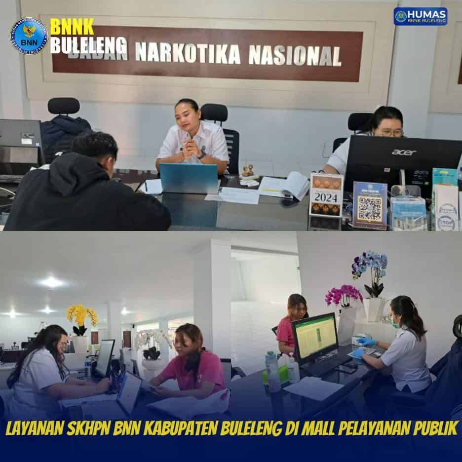 Layanan SKHPN BNN Kabupaten Buleleng di Mall Pelayanan Publik Layanan SKHPN BNN Kabupaten Buleleng di Mall Pelayanan Publik