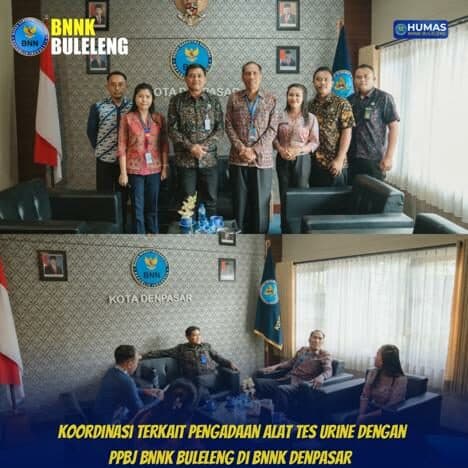 Koordinasi Terkait Pengadaan Alat Tes Urine Koordinasi Terkait Pengadaan Alat Tes Urine
