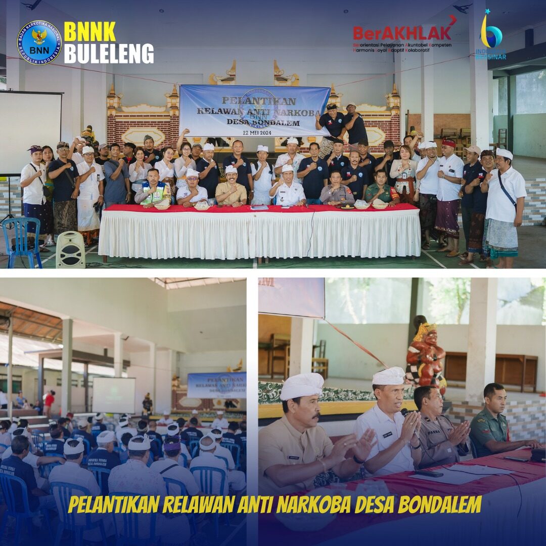 Pelantikan Relawan Anti Narkoba Desa Bondalem Pelantikan Relawan Anti Narkoba Desa Bondalem