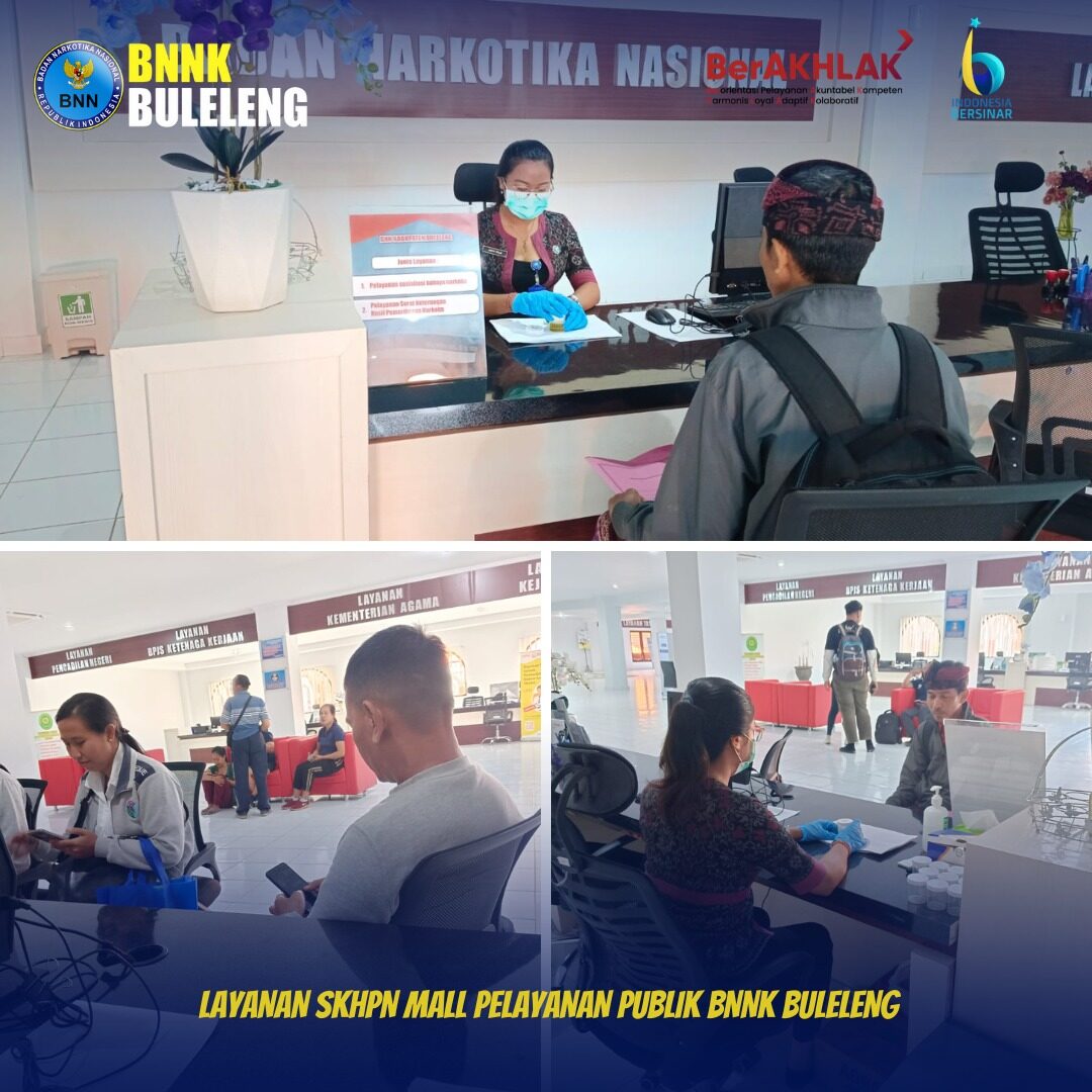 Layanan SKHPN BNN Kabupaten Buleleng di Mall Pelayanan Publik
