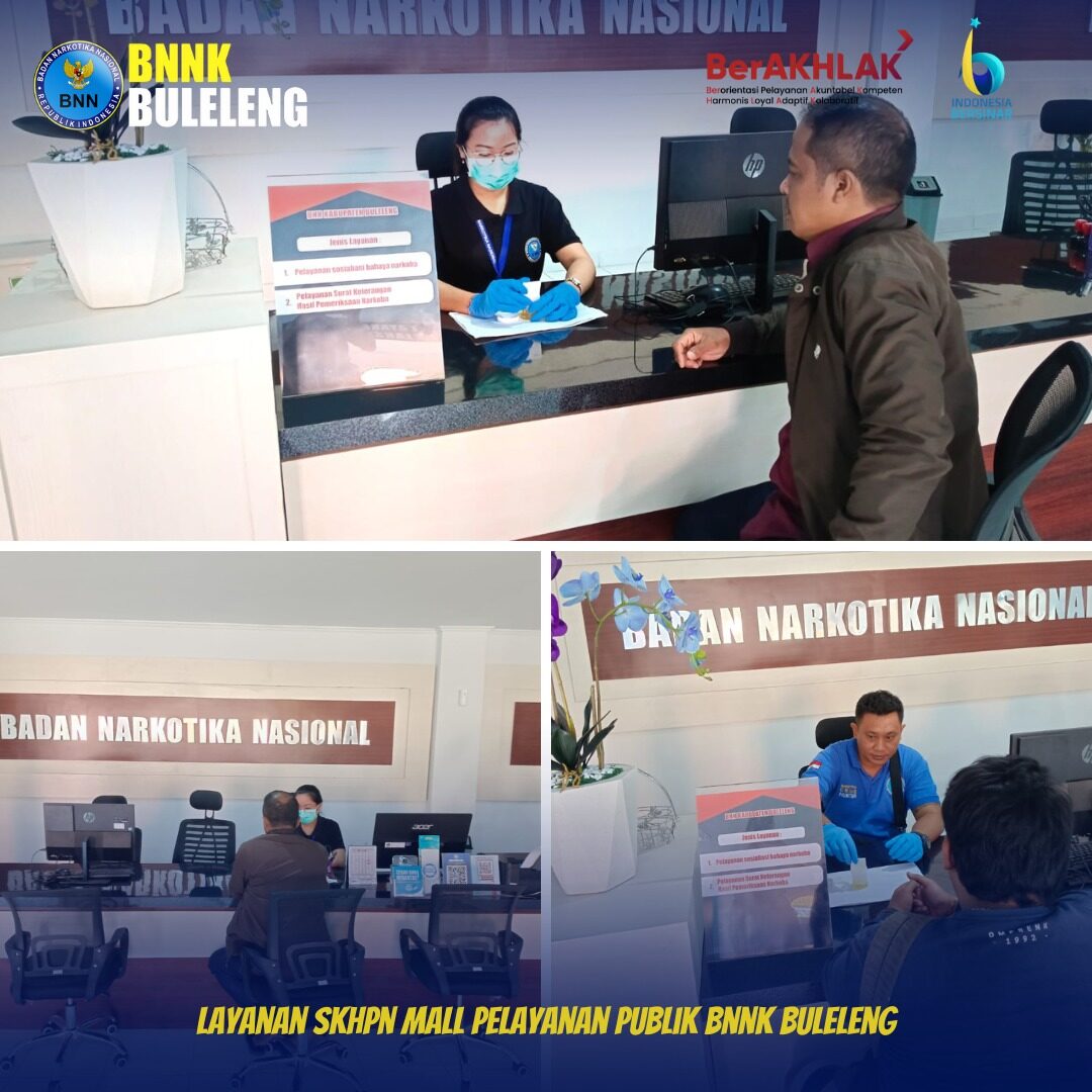Layanan SKHPN BNN Kabupaten Buleleng di Mall Pelayanan Publik