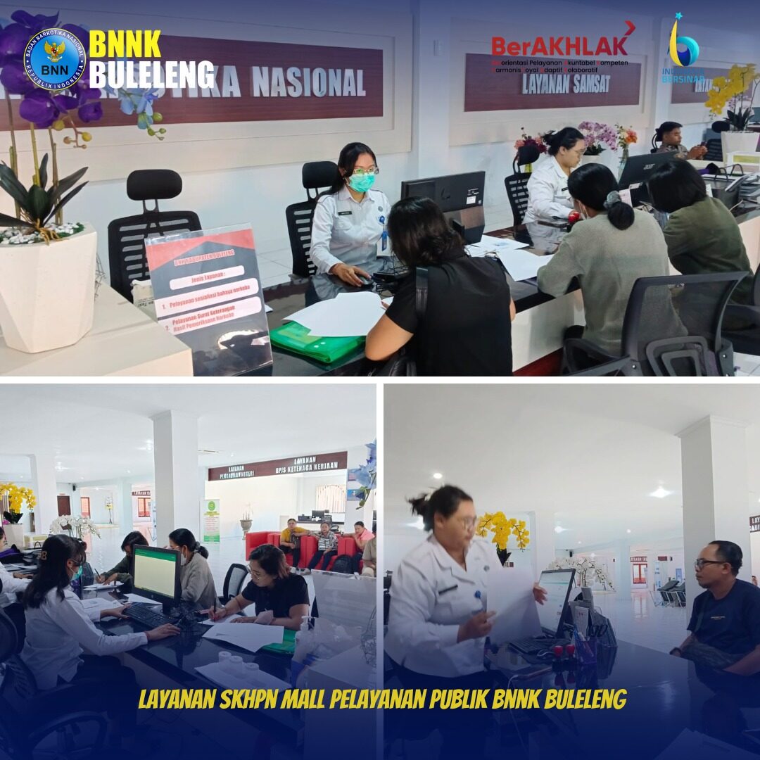 Layanan SKHPN BNN Kabupaten Buleleng di Mall Pelayanan Publik
