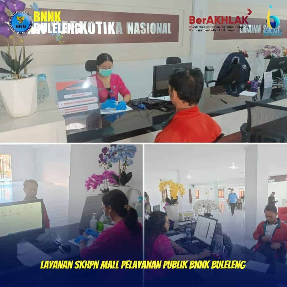Layanan SKHPN BNN Kabupaten Buleleng di Mall Pelayanan Publik Layanan SKHPN BNN Kabupaten Buleleng di Mall Pelayanan Publik