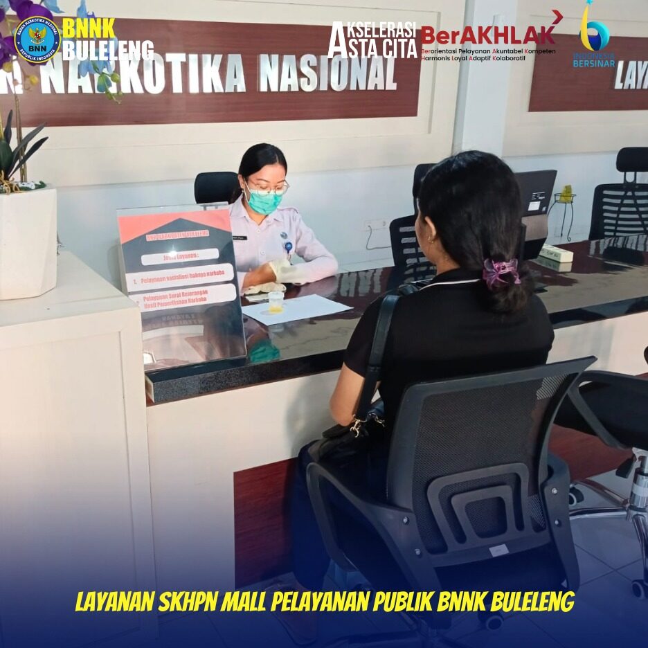 Layanan SKHPN BNN Kabupaten Buleleng di Mall Pelayanan Publik