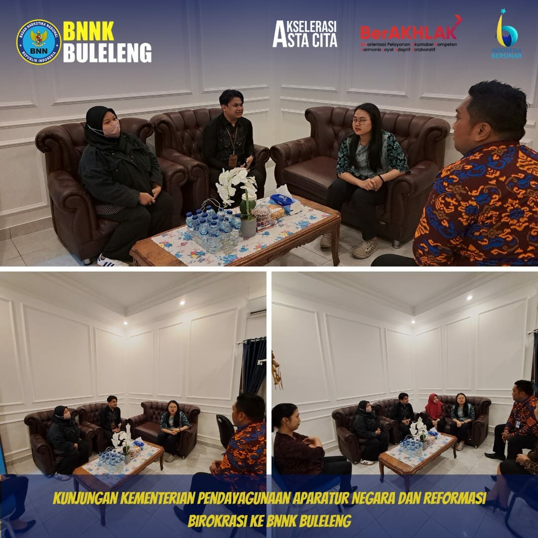 Menerima Kunjungan Kerja dari Kementrian Pendayagunaan Aparatur Negara dan Reformasi Birokrasi Republik Indonesia