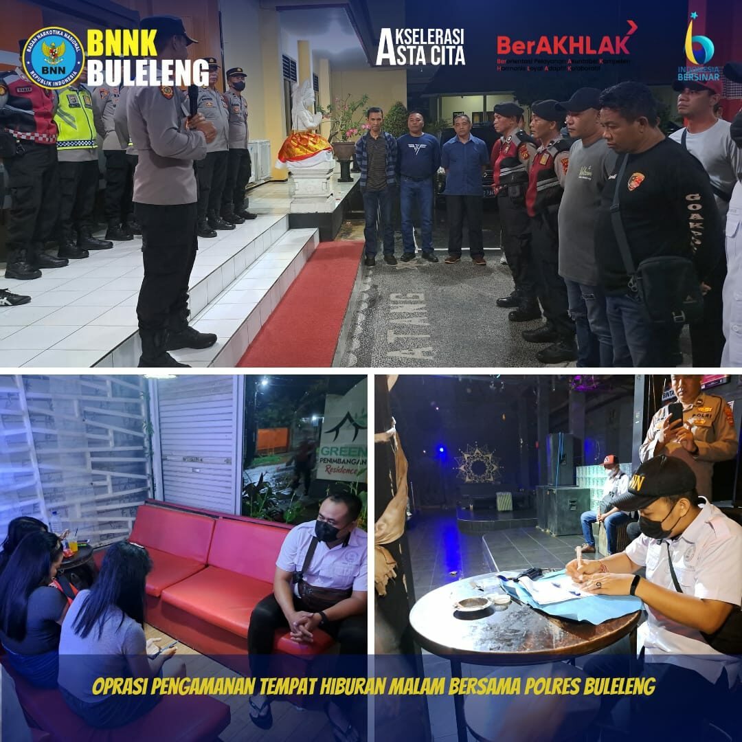 Operasi Gabungan Bersinar BNNK Buleleng Bersama Polres Buleleng Operasi Gabungan Bersinar BNNK Buleleng bersama Polres Buleleng